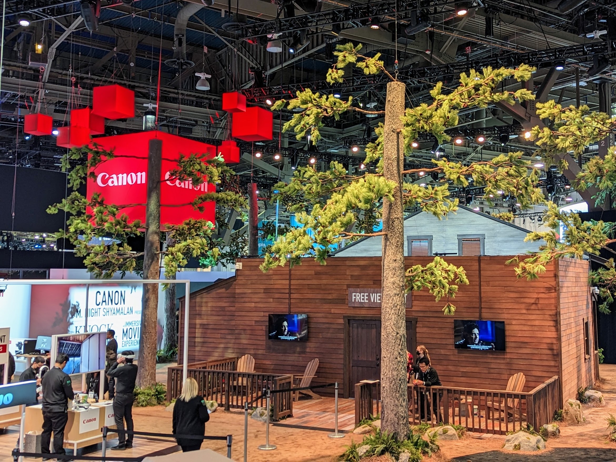 Canon Exhibit at CES 2023