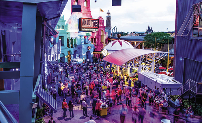 Citywalk block party at Universal