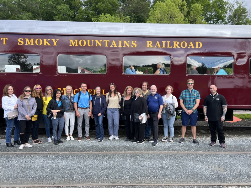 group at train